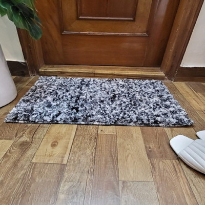 EXOTICE Microfiber Floor Mat(Grey, Medium)