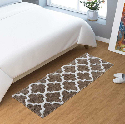ROSSLYN Microfiber Floor Mat(Beige, Medium)