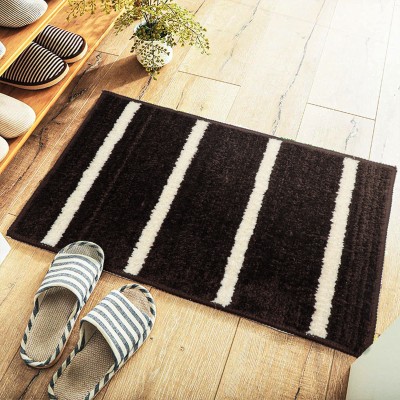 STATUS Cotton Door Mat(DARK BROWN, Medium)