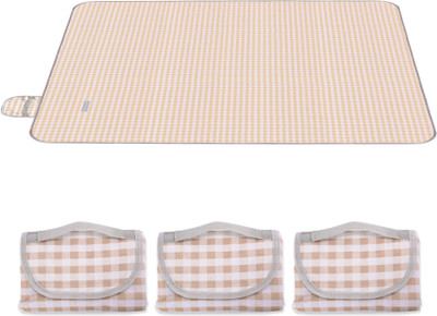 KUBER INDUSTRIES Polyester Chatai Mat(Multicolor, Extra Large, Pack of 4)