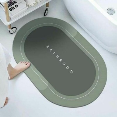 BDRSY Rubber Bathroom Mat(Multicolor, Medium)