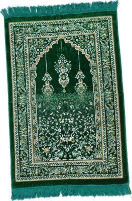 ADIRNY Velvet Prayer Mat(Green, Large)