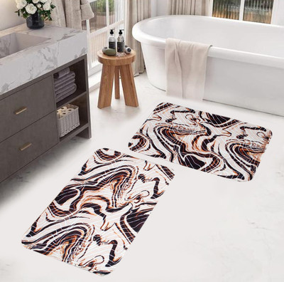 Winner Polyester Door Mat(Multicolor, Free, Pack of 2)