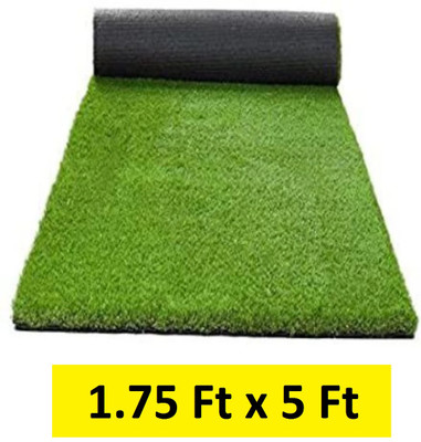 COMFY HOME Artificial Grass Door Mat(Green, Small)