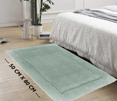 SKYAERON10 Cotton Floor Mat(Ash Grey, Large)