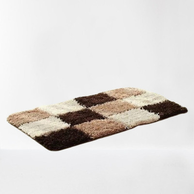 New Trendz Polycotton Floor Mat(Multicolor, Large)