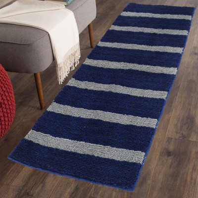 Geeta Enterprise Polyester Door Mat(Blue, Extra Large)
