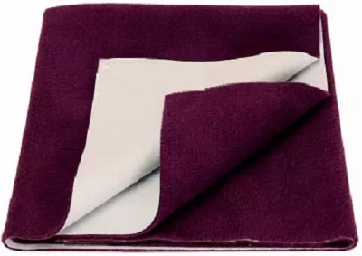 Radiant Fashion World Cotton Baby Bed Protecting Mat(Dark Purple, Small)