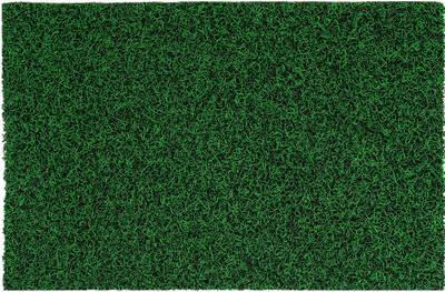 KUBER INDUSTRIES Rubber Door Mat(Green & Black, Free)
