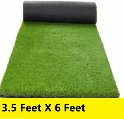 CHETANYA LOOMTEX Polyester Floor Mat(Green, Large)