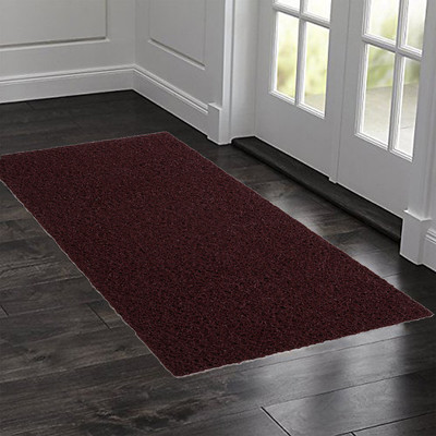 KUBER INDUSTRIES Rubber Door Mat(Maroon, Extra Large)