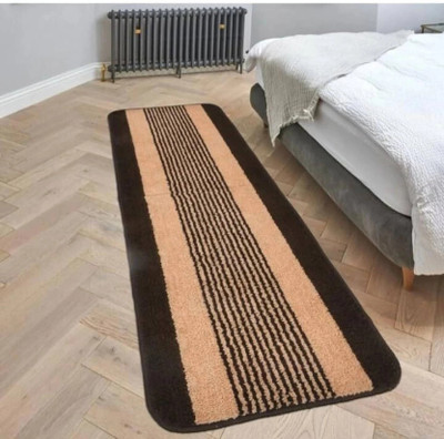 HYTPE Polycotton Floor Mat(Brown, Large)