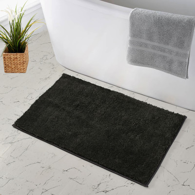 MAA HOME CONCEPT Microfiber Floor Mat(Grey, Medium)