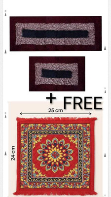 MandM Handloom Cotton Door & Floor Mat(Multicolor, Pack of 3, Large)