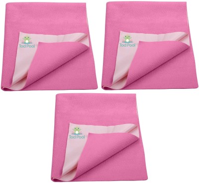 Tod Pool Cotton Baby Play Mat(Pink, Small, Pack of 3)