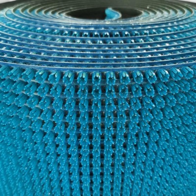 Shubham Collection PVC (Polyvinyl Chloride) Door Mat(Blue, Medium)