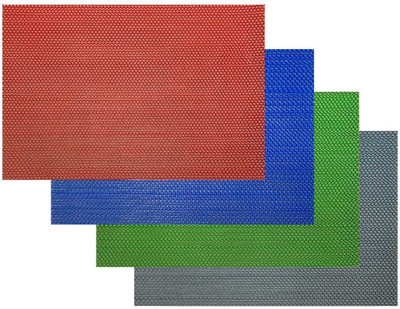 FOOTPRINT PVC (Polyvinyl Chloride) Floor Mat(Green, SMAT 60x90, Home, Office, and Outdoor Use, Extra Large)
