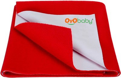 Oyo Baby Microfiber Baby Bed Protecting Mat(Red, Large)