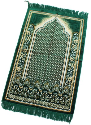 ADIRNY Velvet Prayer Mat(Green, Large)