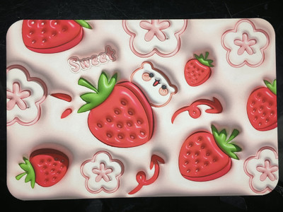 Maavani Rubber Door Mat(Multicolor, Small)