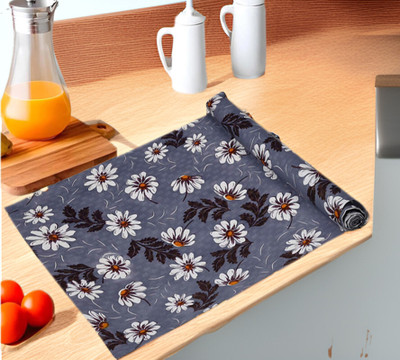 Trendy Rabbit PVC (Polyvinyl Chloride) Drawer Mat(Lavender, Medium)