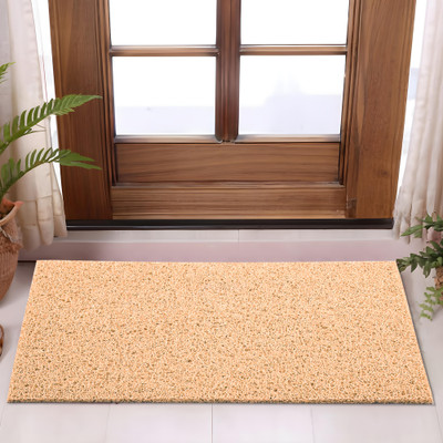 KUBER INDUSTRIES Rubber Floor Mat(Cream, Medium)