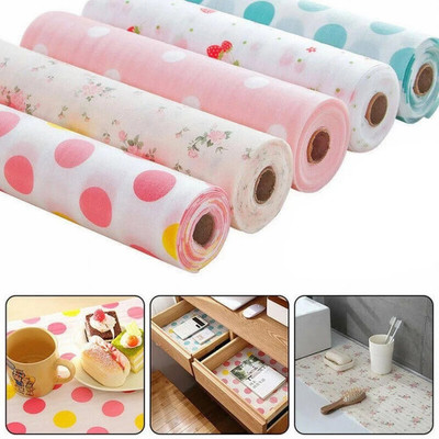 yogilabel PVC (Polyvinyl Chloride) Drawer Mat(Multicolor17, Medium)