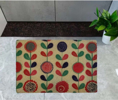 MaheBrothers Rubber Door Mat(Multicolor, Medium)