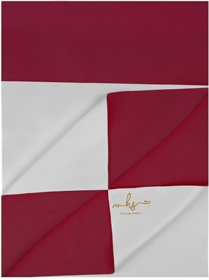 HS DESIGNING DREAMS Cotton Baby Bed Protecting Mat(Maroon, Small)