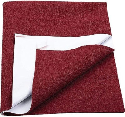 smilykid Cotton Baby Bed Protecting Mat(Maroon, Large)