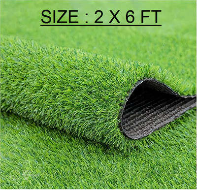 SMVDT PP (Polypropylene), Artificial Grass Door Mat(Green, Medium)