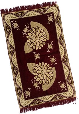 ADIRNY Cotton Prayer Mat(Maroon, Large)