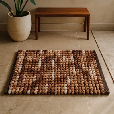 ELEGANT WEAVERS Microfiber Door & Floor Mat(Cedar, Medium)