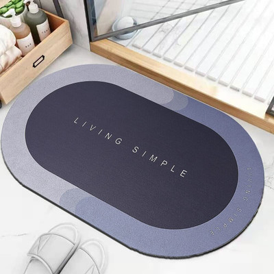 Yugam Rubber Bathroom Mat(Multicolor, Free)