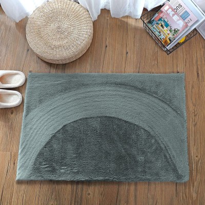 LUXE HOME INTERNATIONAL Polyester Floor Protecting Mat(Seige, Small)