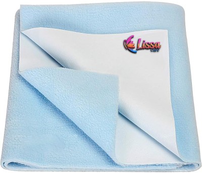 Lissa Care Polycotton Baby Bed Protecting Mat(Sky Blue, Large)