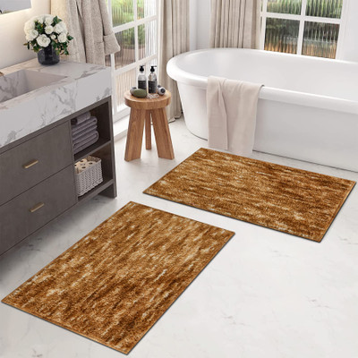 Design Tex Polyester Floor Mat(Multicolor, Small)