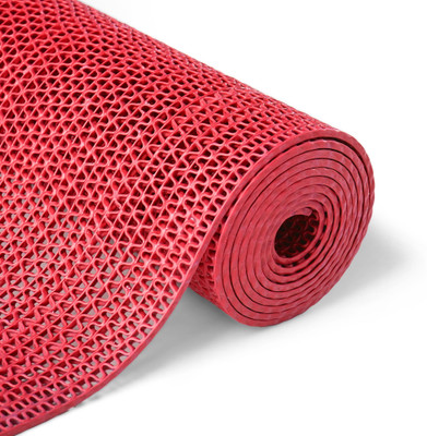 KUBER INDUSTRIES Rubber Door & Floor Mat(Red, Extra Large)