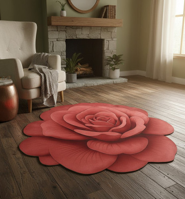 shubhi Microfiber Door & Floor Mat(Orange, Medium)