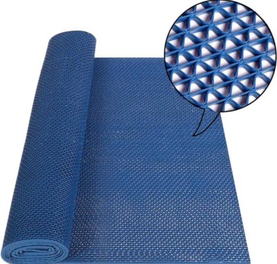 GreenLife PVC (Polyvinyl Chloride) Floor Mat(ANTI SKID MAT, SWIMMING POOL ,SHOWER MAT, 4 FEETX 3 FEET (BLUE), Small)