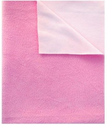 AVI Polyester Baby Bed Protecting Mat(Pink, Small, Pack of 2)