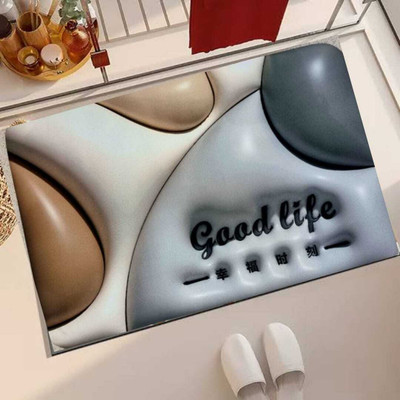 Lkmat Polyester Door Mat(Multicolor, Medium)