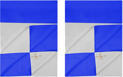 HS DESIGNING DREAMS Cotton Baby Bed Protecting Mat(Royal Blue, Small, Pack of 2)