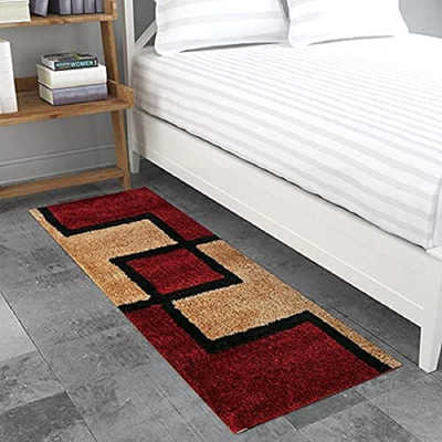 TURIYA Polyester Floor Mat(Multicolor, Medium)