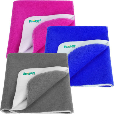 Bumpers The Baby Co. Polycotton Baby Bed Protecting Mat(Multicolor, Pack of 3, Small)