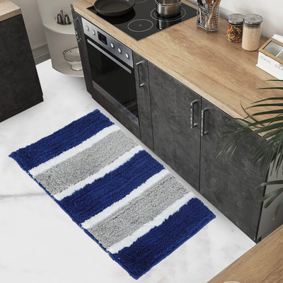 Geeta Enterprise Polyester Door Mat(Blue, Large)