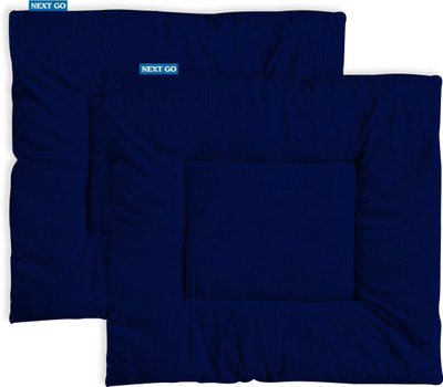 Next Go Microfiber Prayer Mat(Navy Blue, Large, Pack of 2)