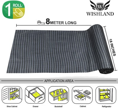 Wishland PVC (Polyvinyl Chloride) Bar Mat(Black, Grey, Free)