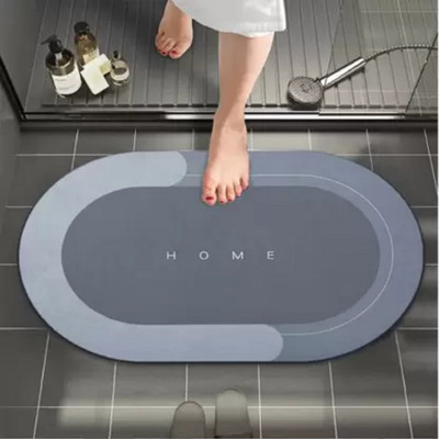 Rowsley Rubber Bathroom Mat(Multicolor, Free)