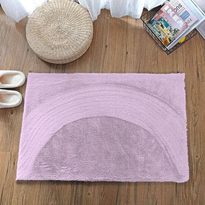 matcraft Polyester Floor Mat(Lilac, Small)